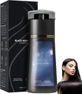 Hair Dye Shampoo, Black Hair Care Instant Dye Shampoo, Sham-poo for Grey Hair, 3 in 1 Instant Hair Dye Sham-poo, Anti Grey Shampo-o, Hair Colour Shampo-o (Black)